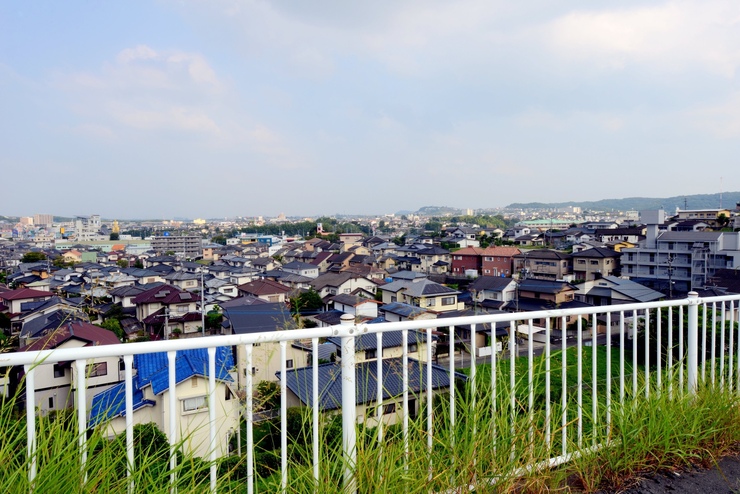 見下ろした風景