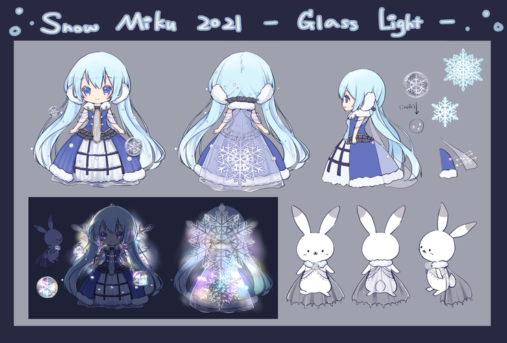 snow miku 2021 - glass light -