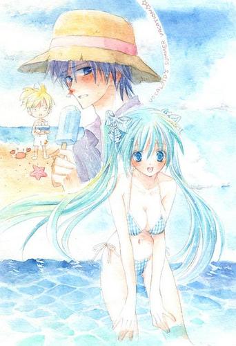 海に来ました