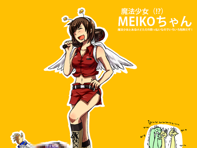 魔法少女(!?)もとい撲殺天使MEIKOちゃん