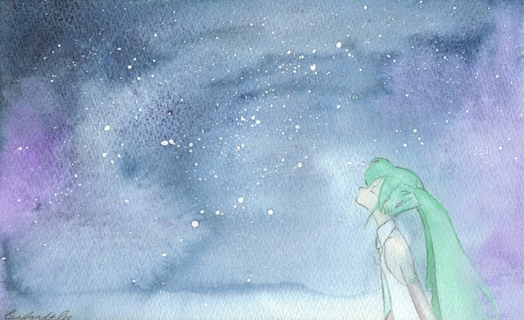 ミクと星空