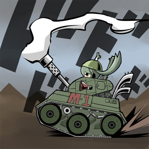 ミク付き戦車
