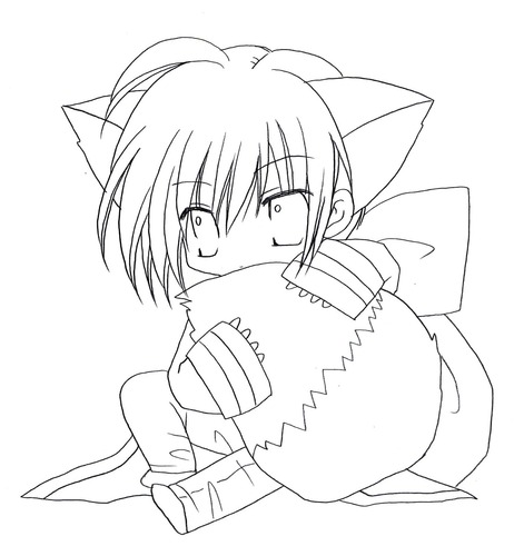 【塗絵】きつねKAITO その2