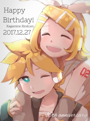 鏡音10th anniversary!!