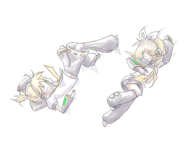 鏡音Wキック