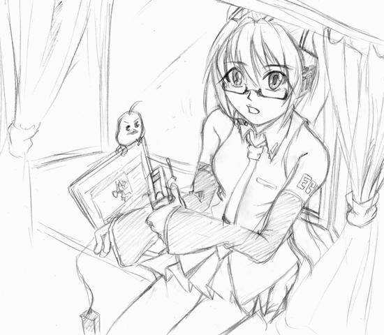 【コラボ用】ひきこもりってよばないで【ラフ】