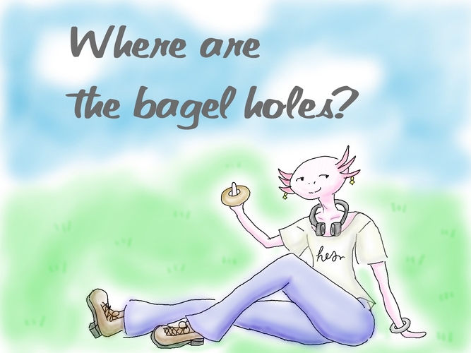 Where are the bagel holes?