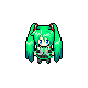 ぷちミクさんのGIFアニメver.1.1
