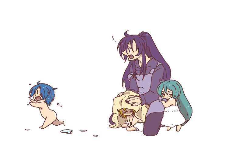 保育士なKAITOと殿。