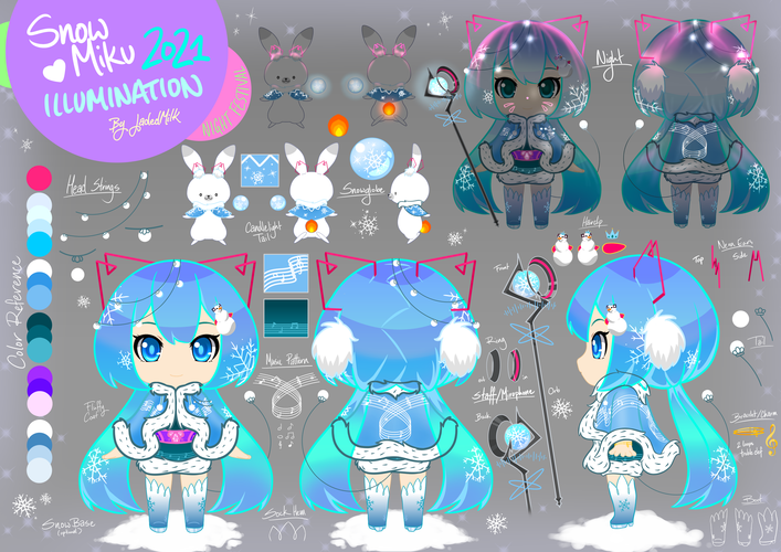 Snow Miku 2021 "Illumination" Light Festival! by JadedMilk