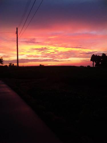 夕暮れ写真