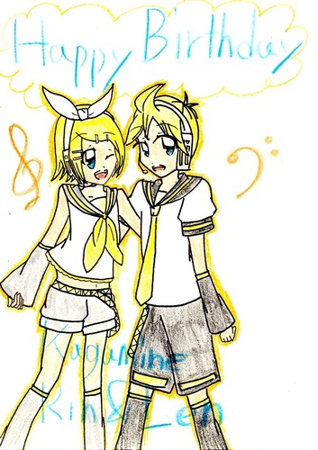 リンちゃんレン君お誕生日おめでとう!