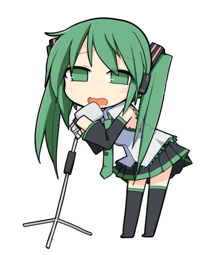 ちょっと頭身高めのデフォルメで