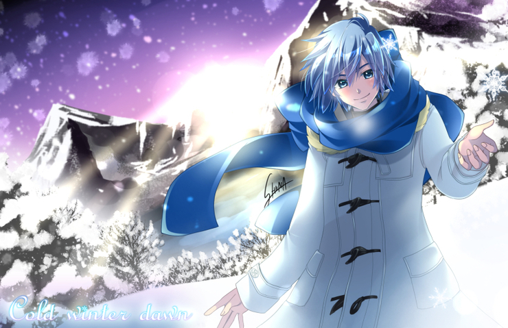 Cold winter dawn