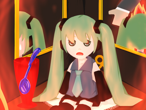 燃える