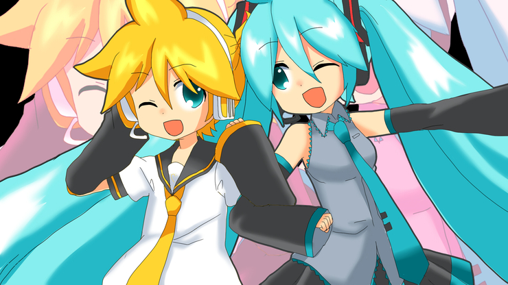 レン君とミクちゃん