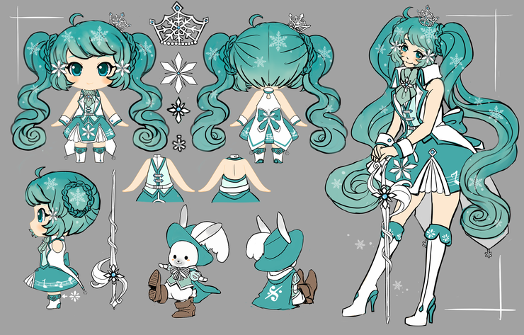 Knightly Princess Miku