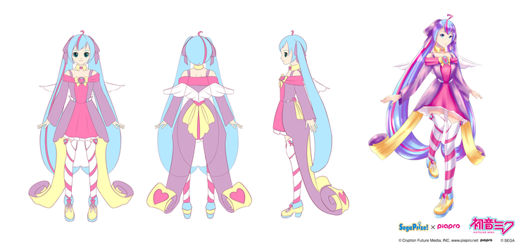Miku Ribbons and Hearts