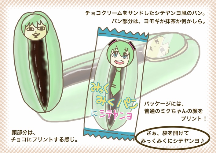 みっくみくパンにシテヤンヨ
