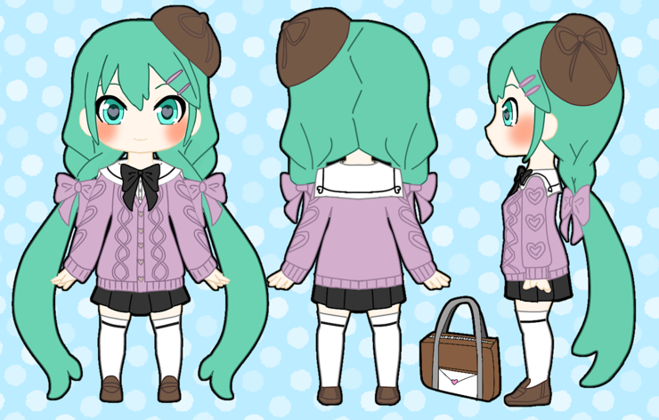 ミクさんと制服デート