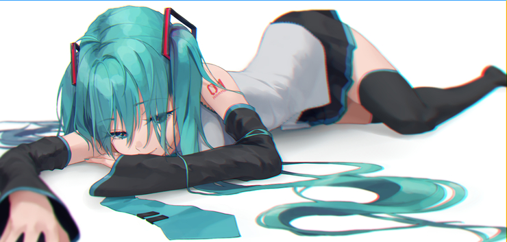 寝ミクさん