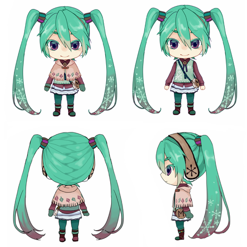 白樺ポンチョミク