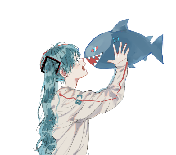 サメとミク
