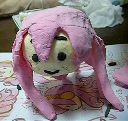 たこルカ(紙粘土)