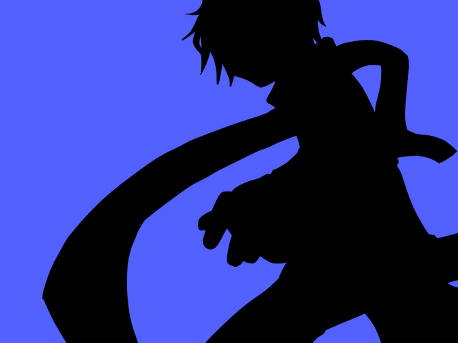 【ピアプロ1周年】シルエットKAITO【コラボ】