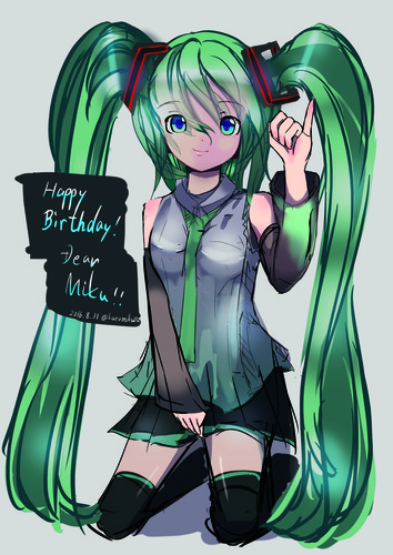 2016年ミクさん誕生日おめでとう!