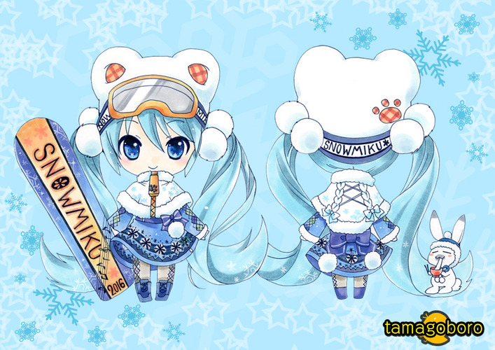 スノボ雪ミク