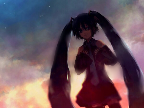 朝焼けの紅