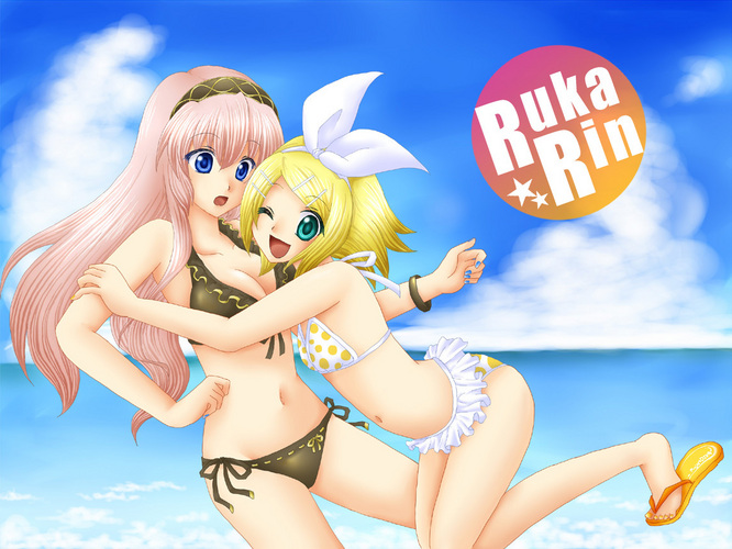 ルカ姉とリンたん。