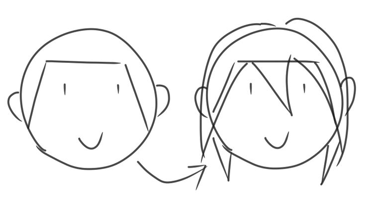 簡略化して描いてみよう1