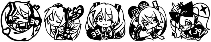 マジカルミライ2016消しゴムハンコ
