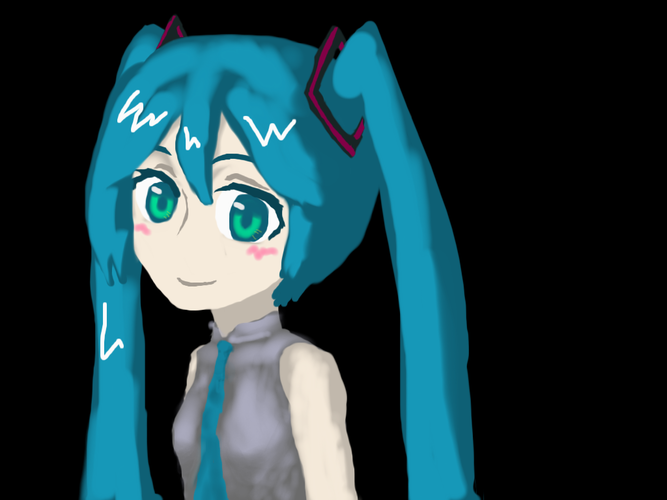 落書きミクさん