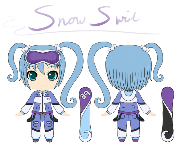 Snow Miku 2016 Design Contest Entry: Snow Swirl
