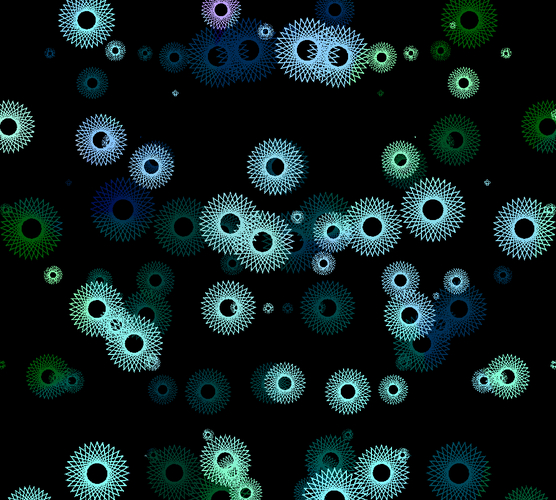 オリジナル創作_背景模様_黒背景_使って下さい