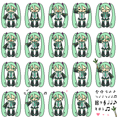ミクドット絵 詰め合わせ