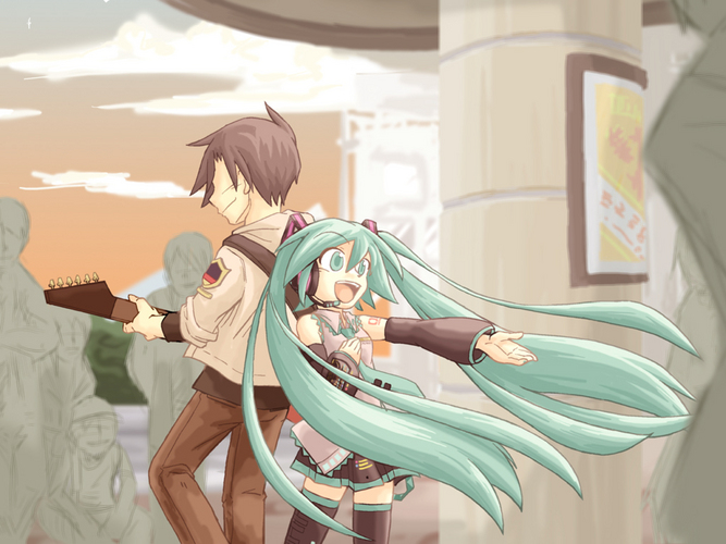 夕暮れ路上LIVE