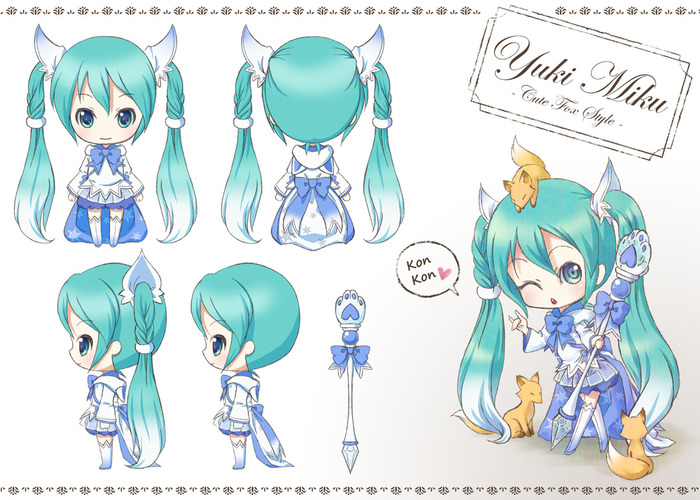 雪ミク - Cute Fox Style -