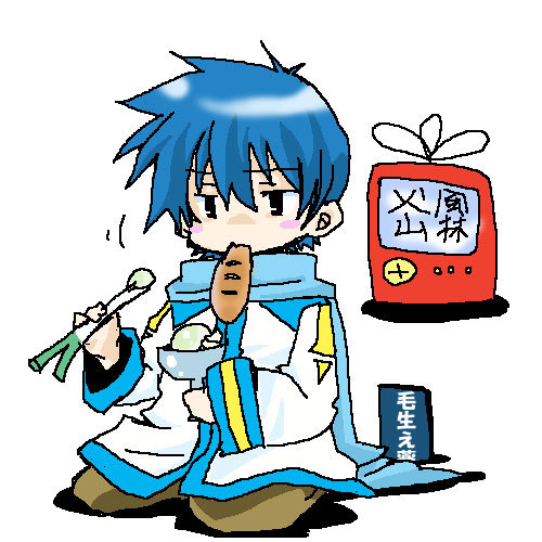 コッペパンとネギアイス