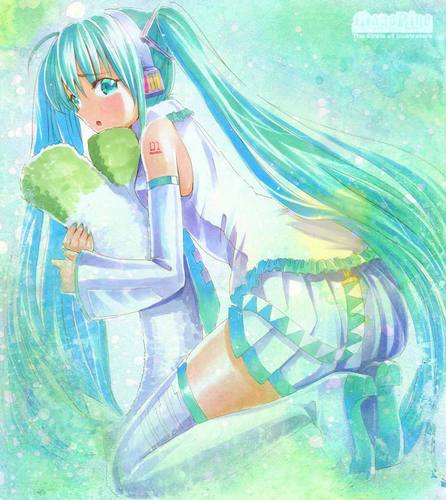 ミク:「今日は一緒に寝t.... なんでもないです(´;ω;`*)」