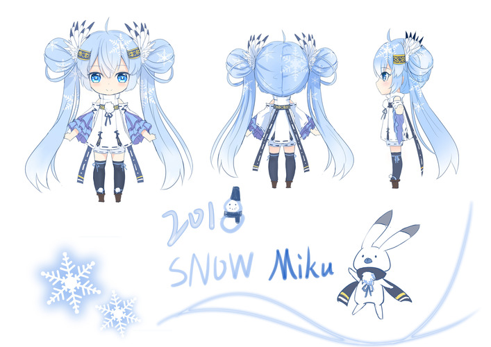 2018年雪ミク衣装