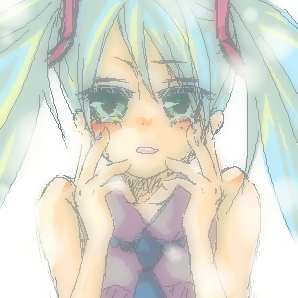 泣くミク