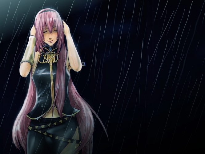 雨降りと歌姫