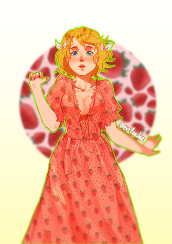 鏡音リン Strawberry dress #2