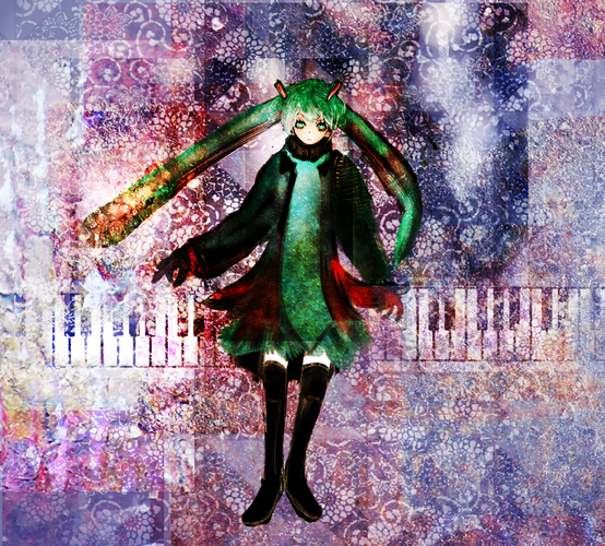はじめて描いたミク。