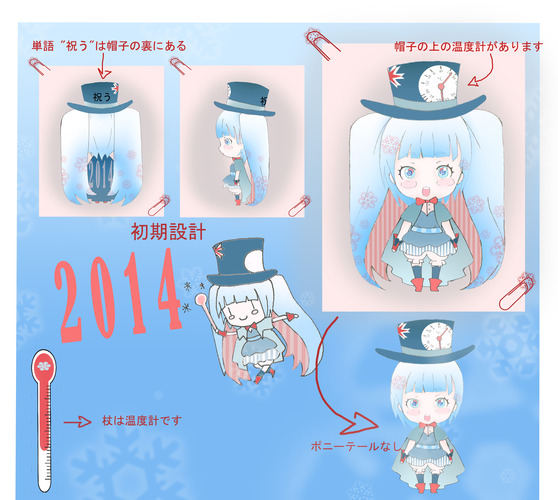 2014年雪ミク衣装