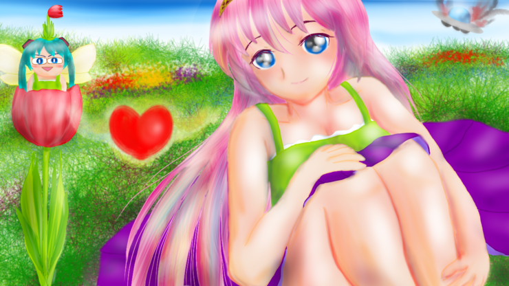 ルカさんと花の妖精